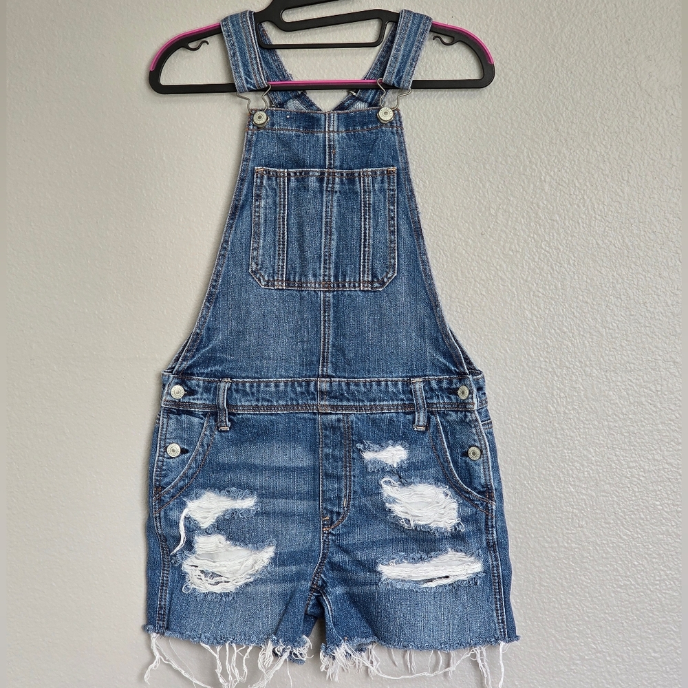 American Eagle Denim Tom Girl ShorTall Overall/  XS